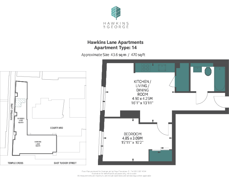 Hawkins & George, Bristol Bristol BS1 floorplan