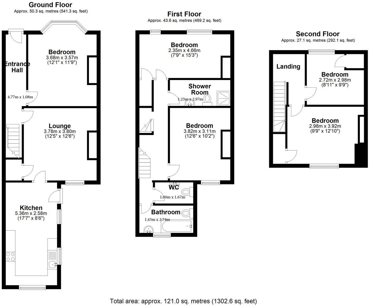 18 Spring View Road, Crookesmoor floorplan