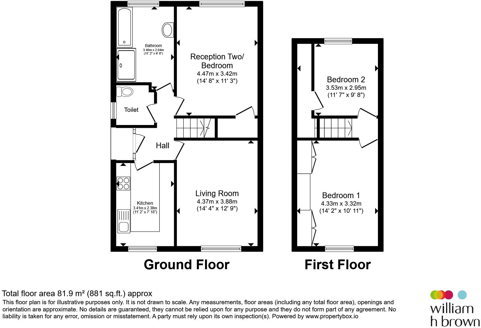 Carlinghow Lane, Batley floorplan