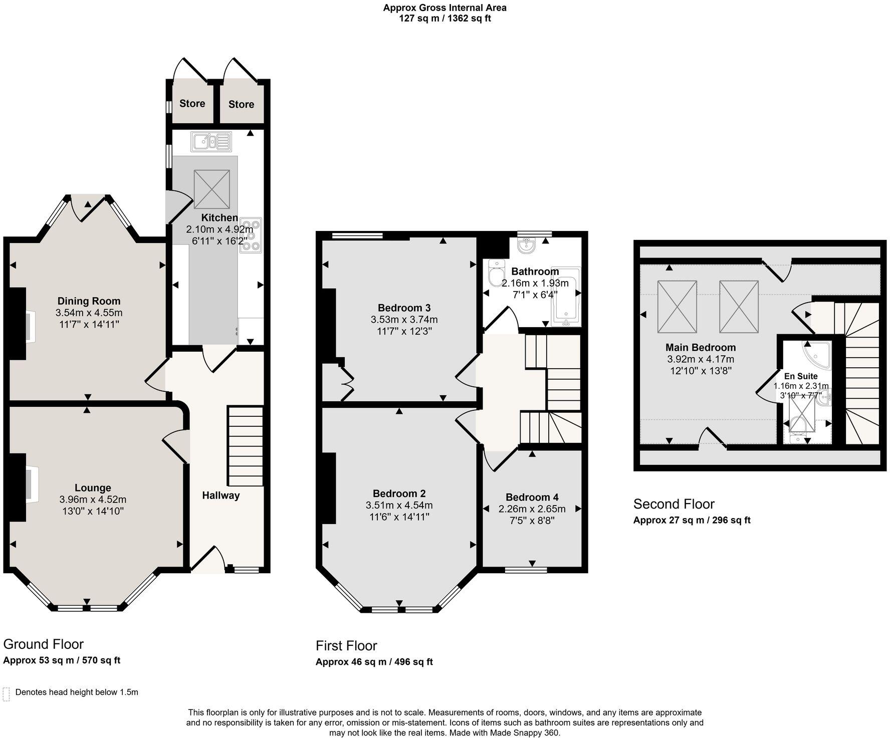 Westville Road, Cardiff, CF23 floorplan
