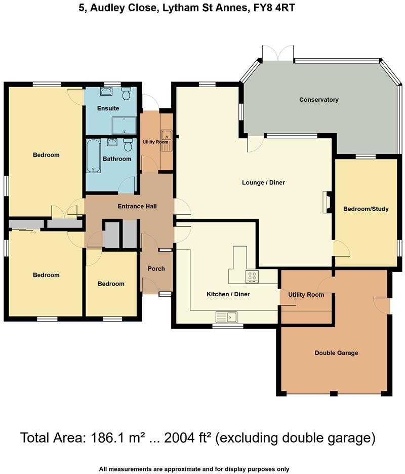 Audley Close, Lytham floorplan