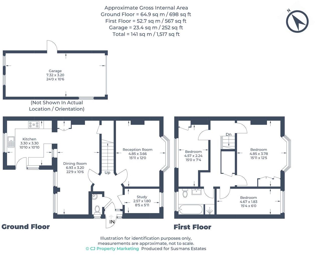 Loom Lane, Radlett floorplan