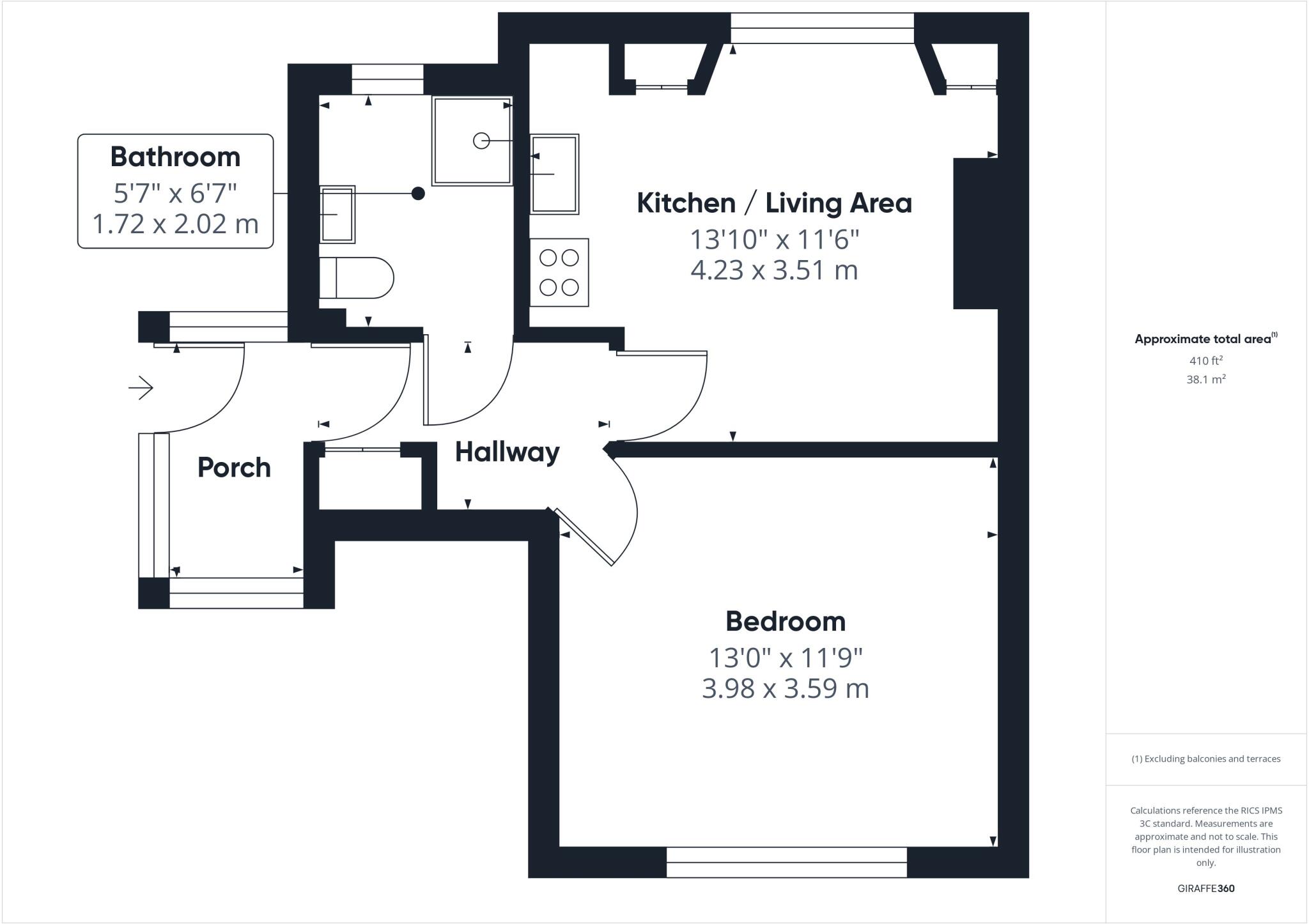 8, Edward Road, Christchurch, Dorset, BH23 floorplan