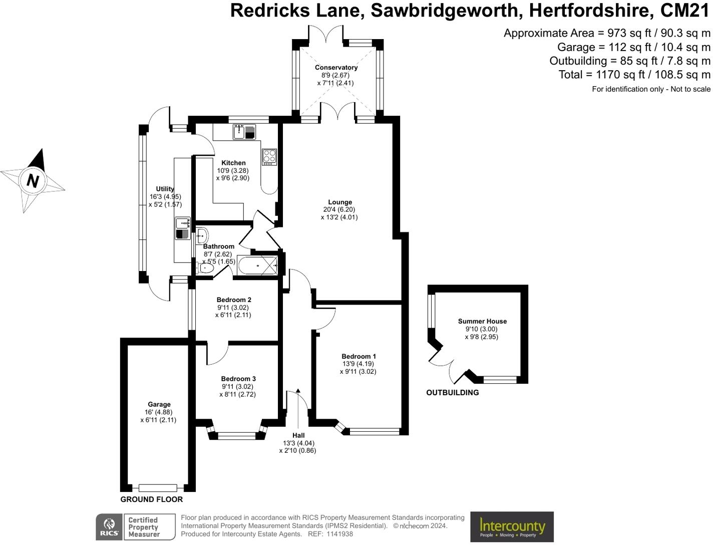 Redricks Lane, Sawbridgeworth, Hertfordshire, CM21 floorplan