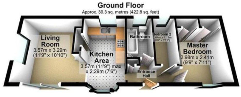 Fengate Mobile Home Park, Peterborough, Cambridgeshire, PE1 floorplan