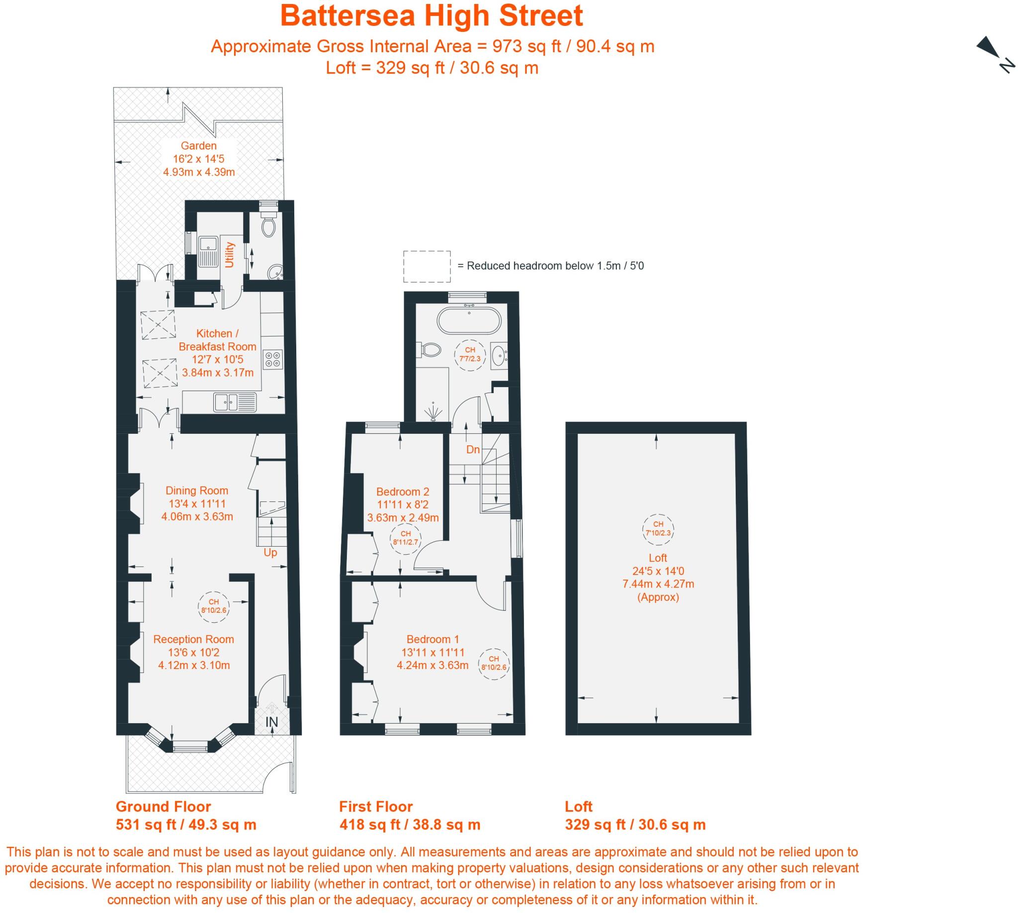 Battersea High Street, Battersea, SW11 floorplan
