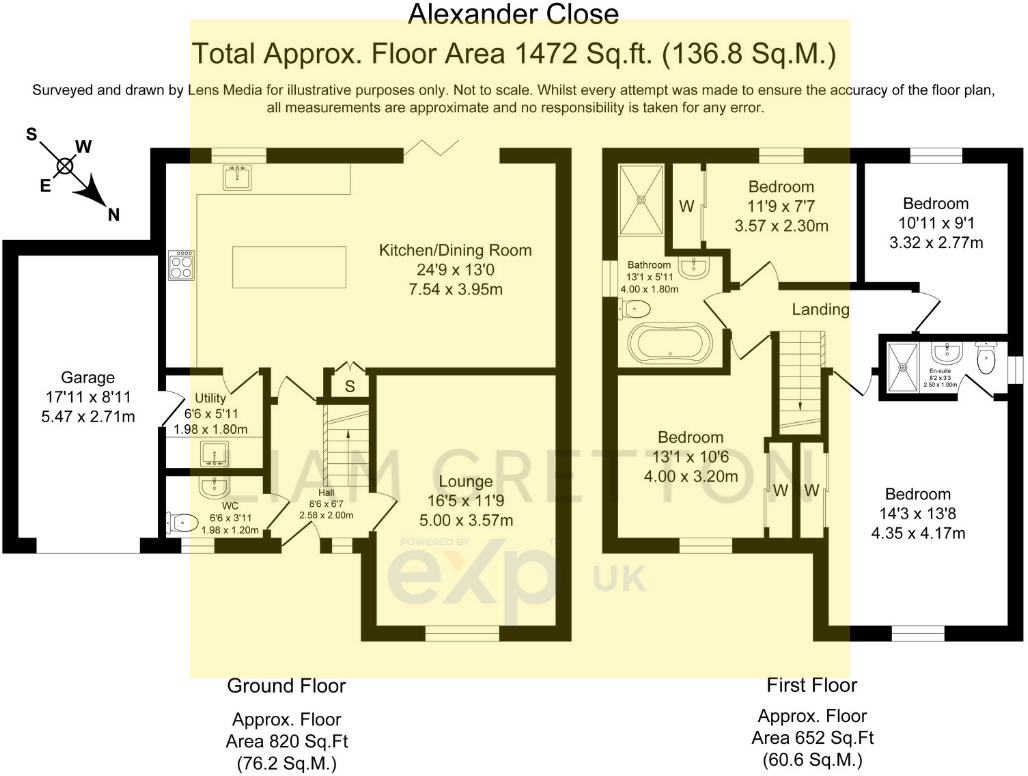 Alexander Close,Pensby,Wirral,CH61 9QL floorplan