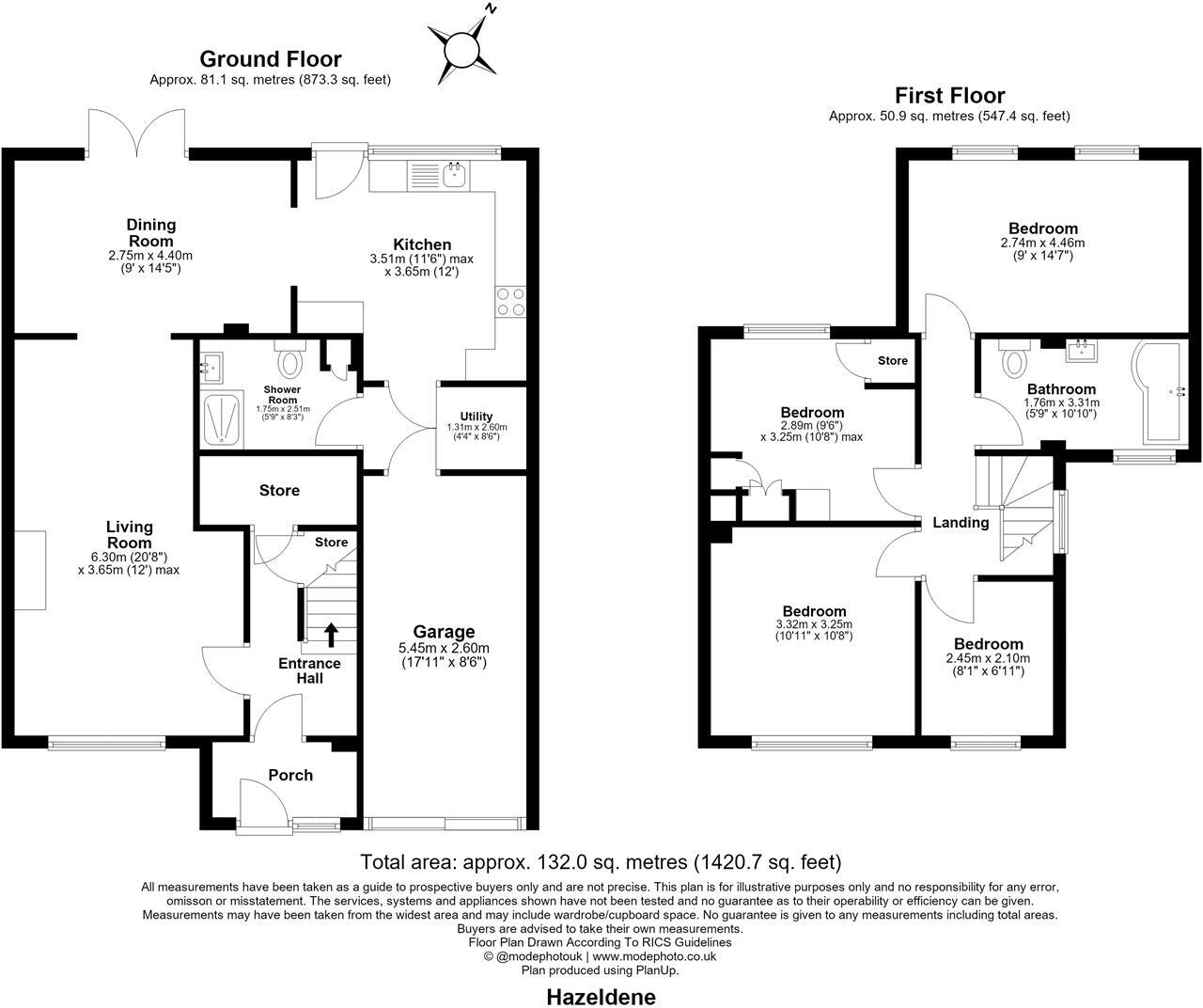 Cambridge Road - Wadesmill floorplan