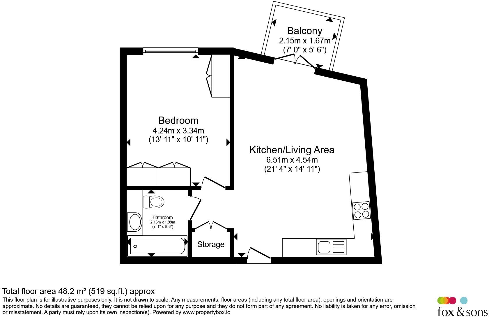 The Furlong, Brighton floorplan