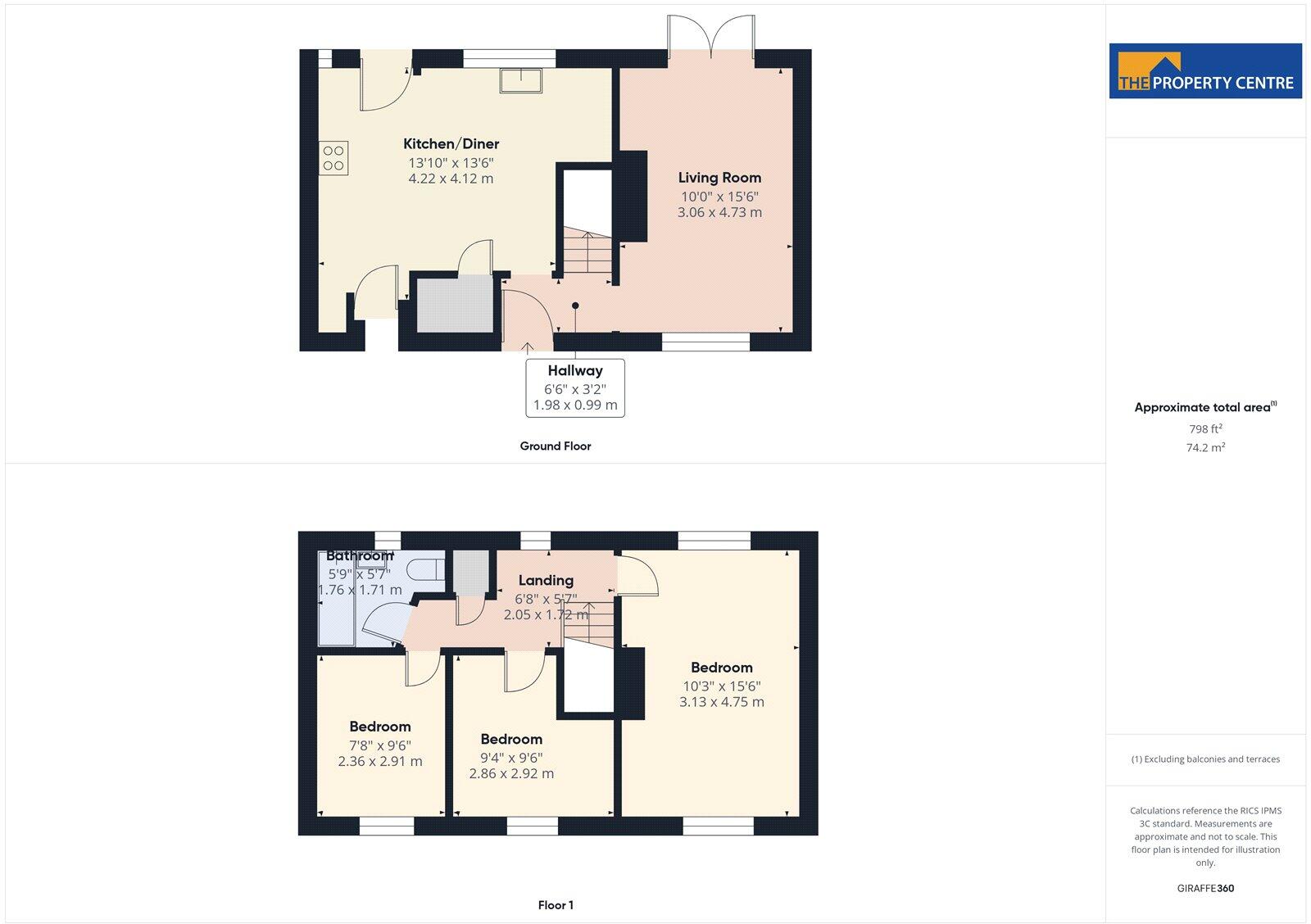 Fishers Way, Kingscourt, Stroud, Gloucestershire, GL5 floorplan
