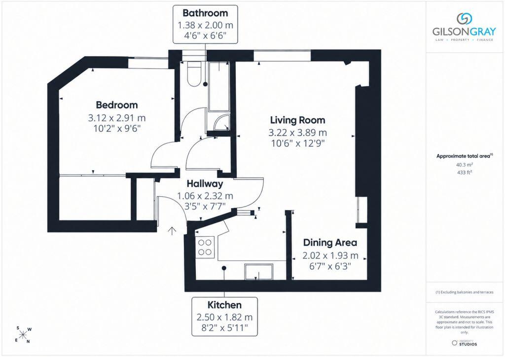 10/8 Moat Street, Slateford, Edinburgh, EH14 1PL floorplan
