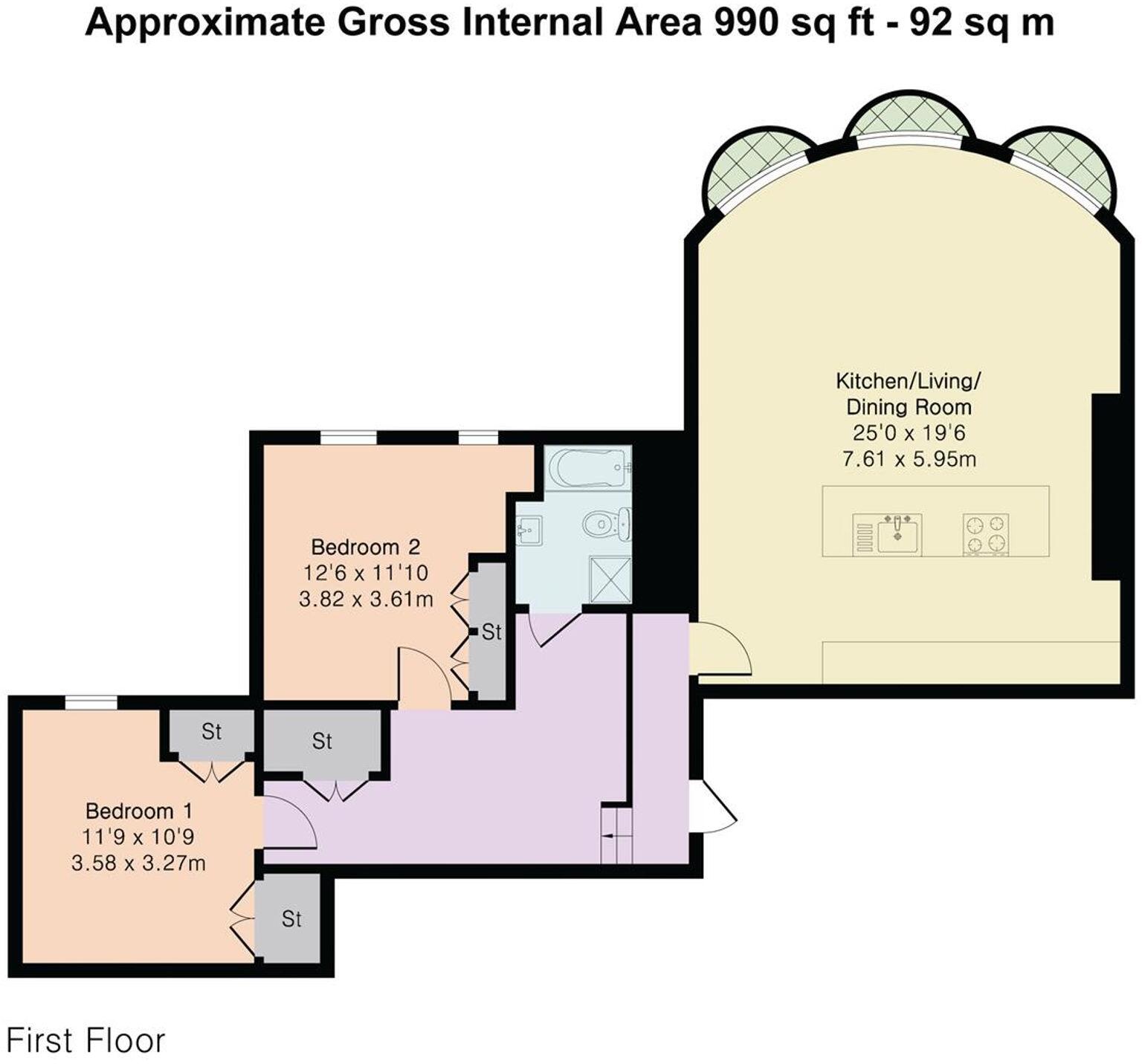 Burford Street, Burford House Burford Street, EN11 floorplan