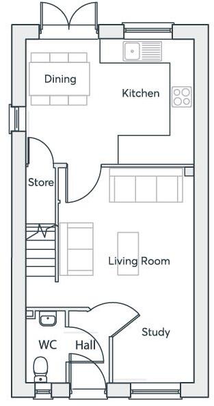 Acacia Lane,
Branston,
Burton-On-Trent,
DE14 3FW floorplan