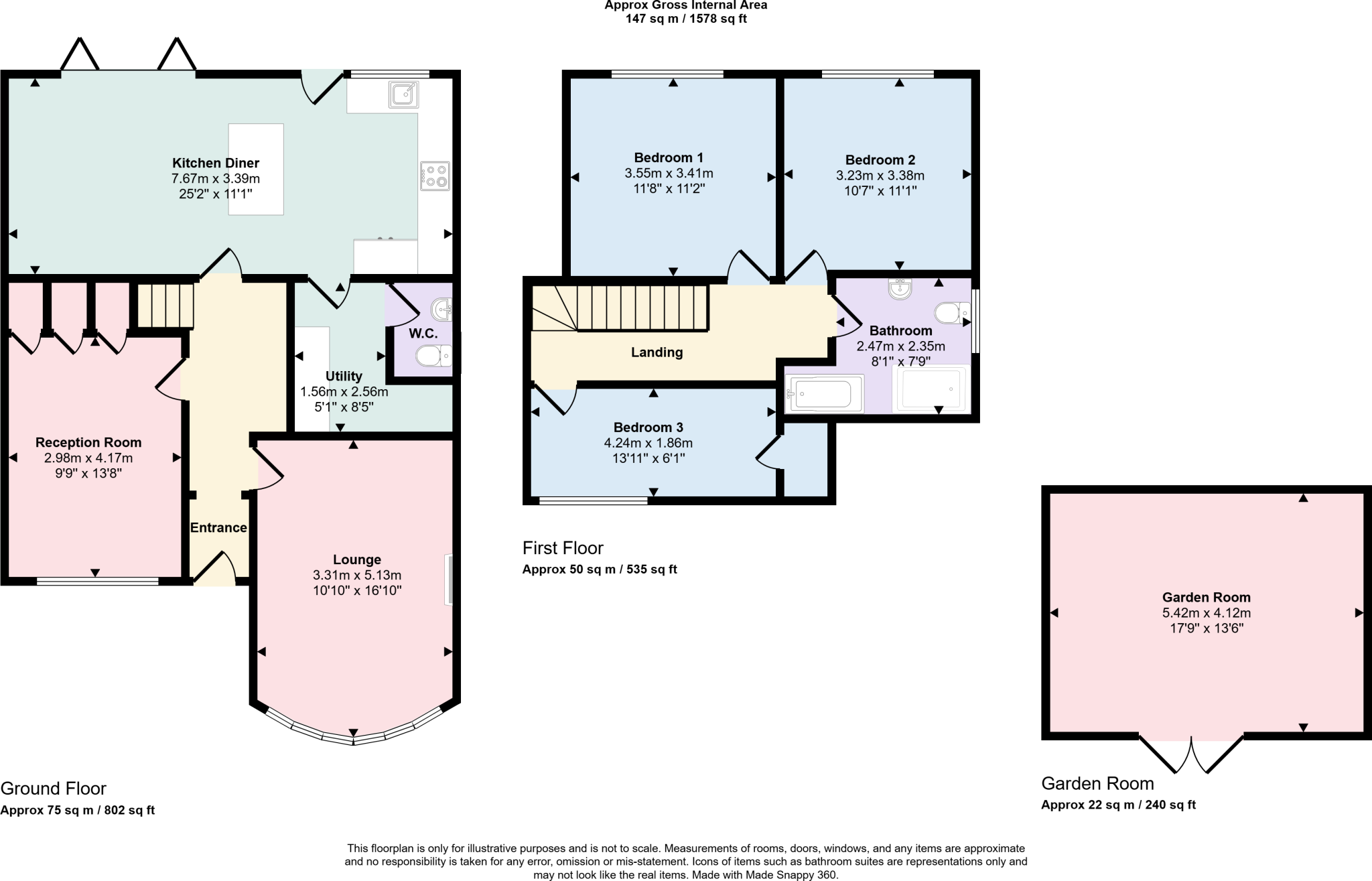 20 Sandy Gate Lane, Broughton, Preston PR3 5LA floorplan