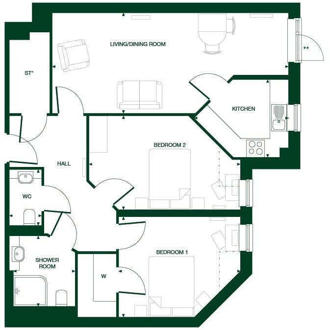 London Road, Knebworth, Hertfordshire, SG3 6EU floorplan