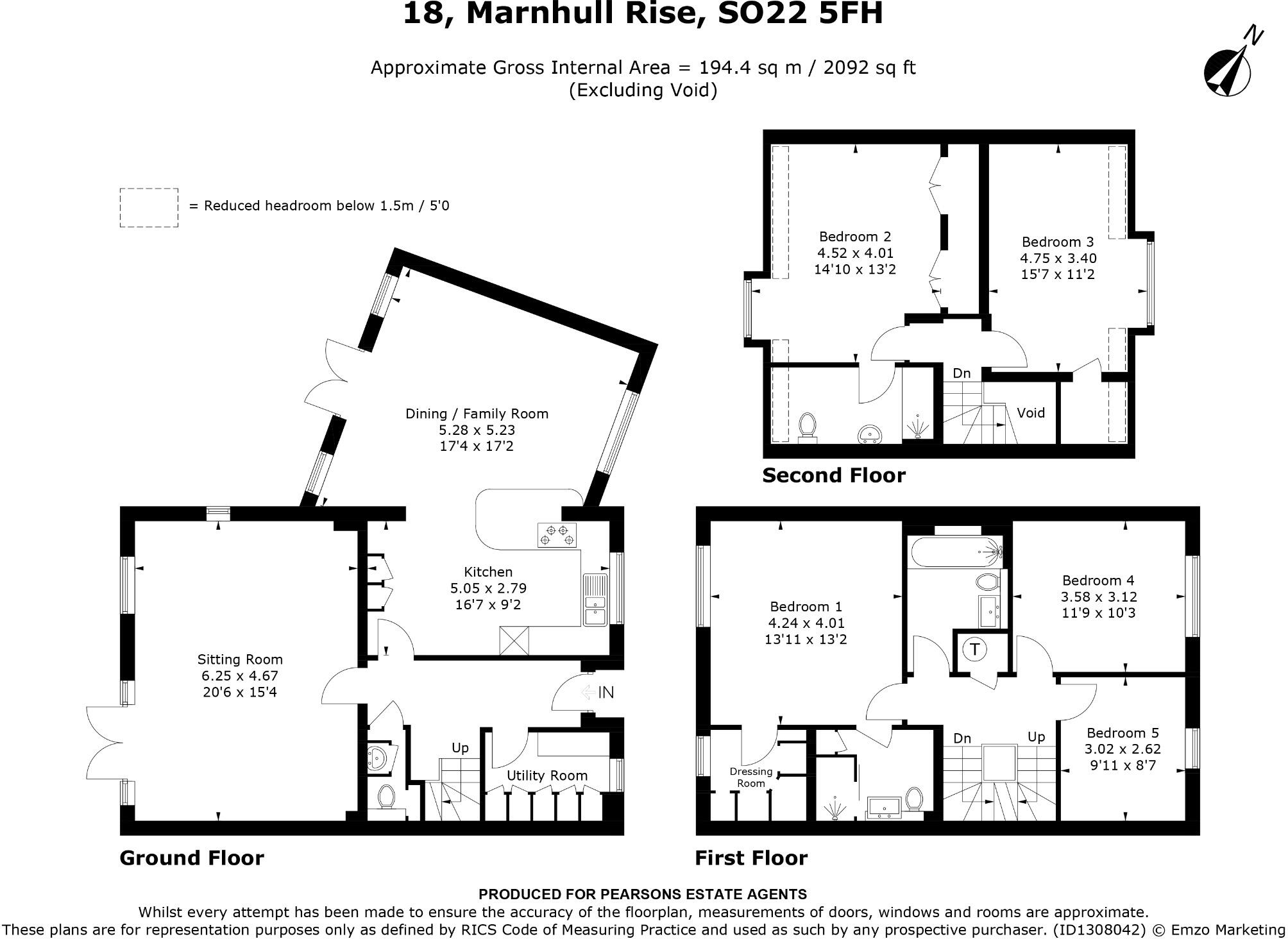 Marnhull Rise, Winchester floorplan