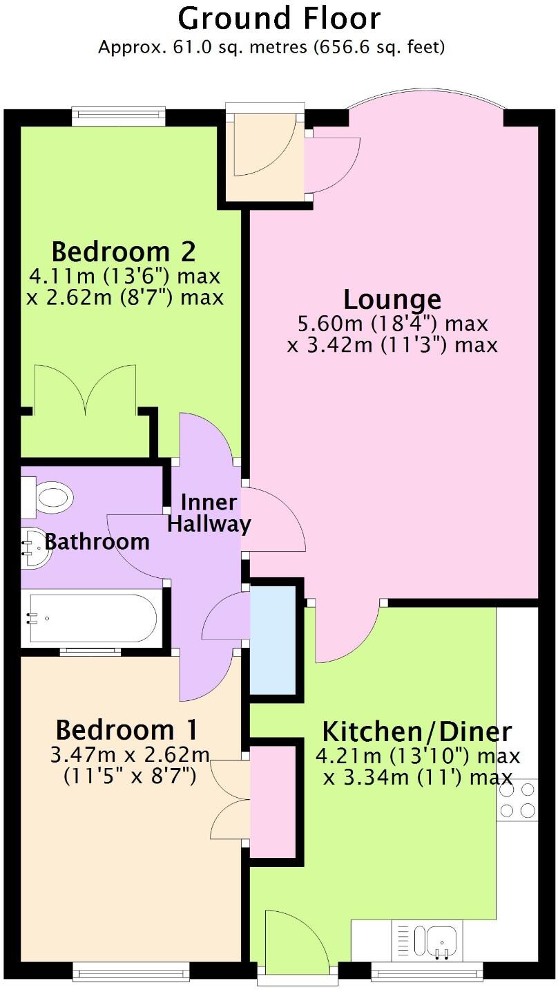 Marsh Lane, Christchurch floorplan
