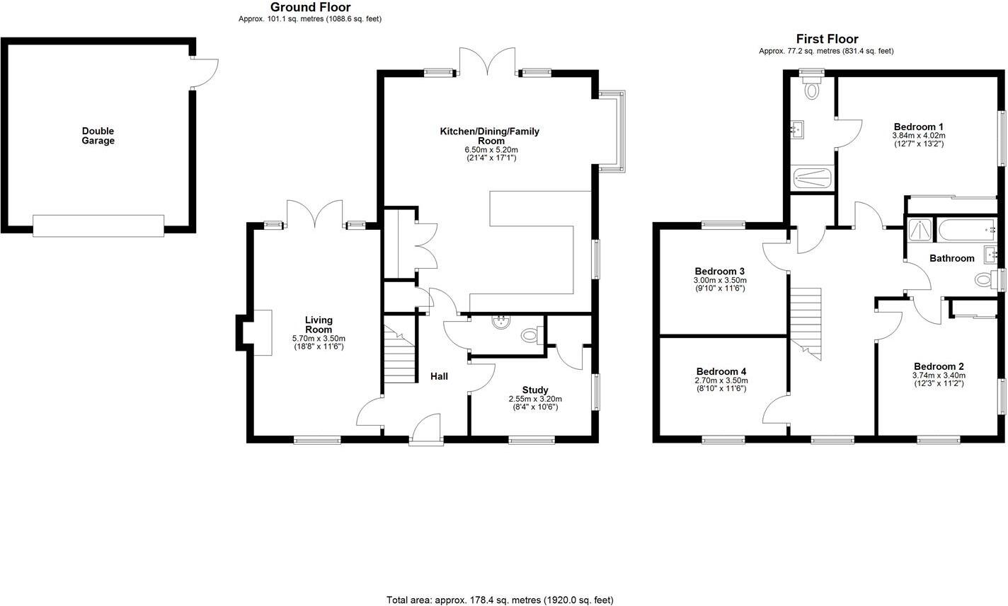 James Way, Baschurch, Shrewsbury floorplan