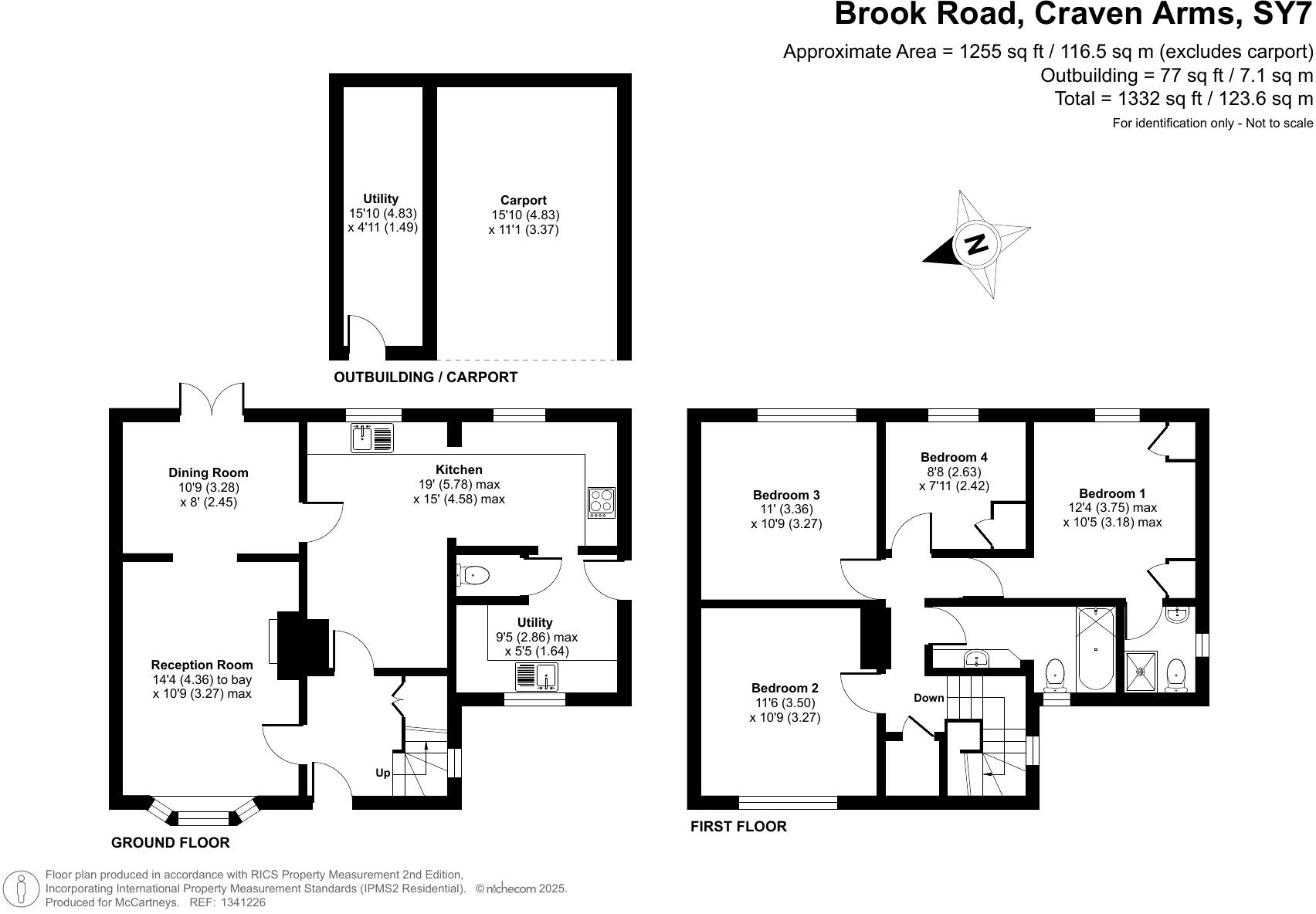Brook Road, Craven Arms, Shropshire floorplan