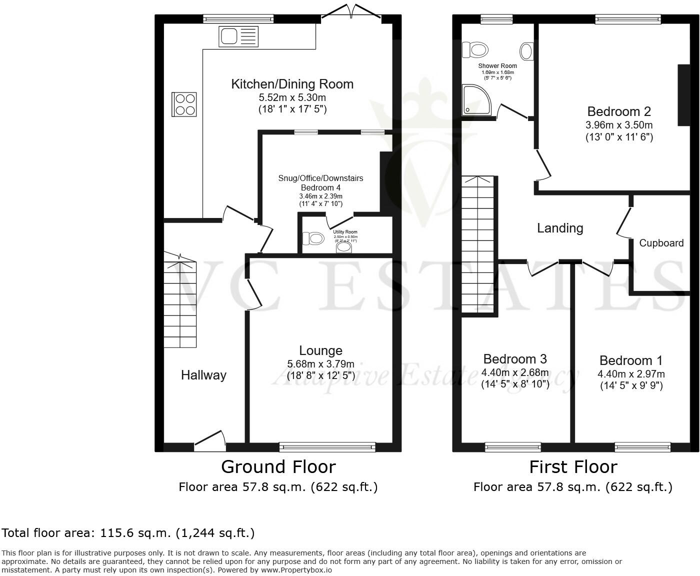 Longmead Avenue, Bishopstoke, SO50 floorplan