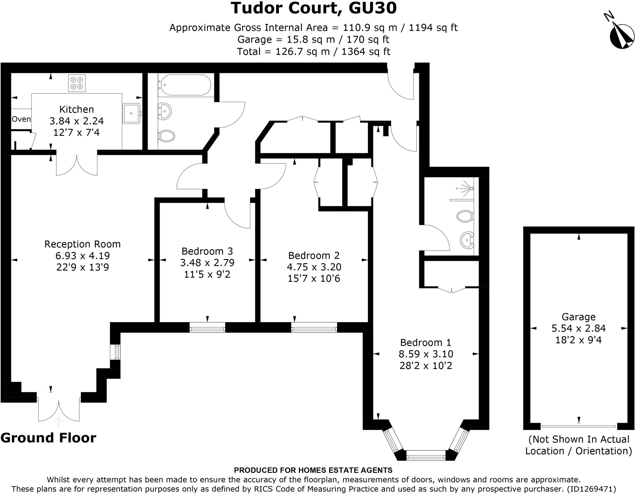 Tudor Court, Liphook, Hampshire floorplan
