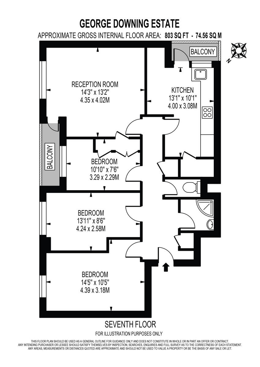 Cazenove Road, LONDON N16 floorplan