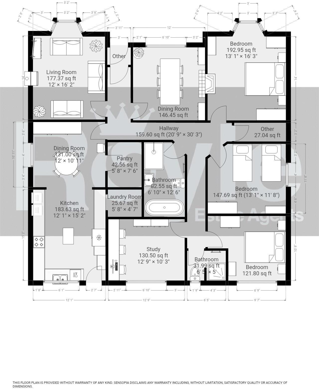 'Daytona' Church Lane, Hambleton, Lancs FY6 9BZ floorplan
