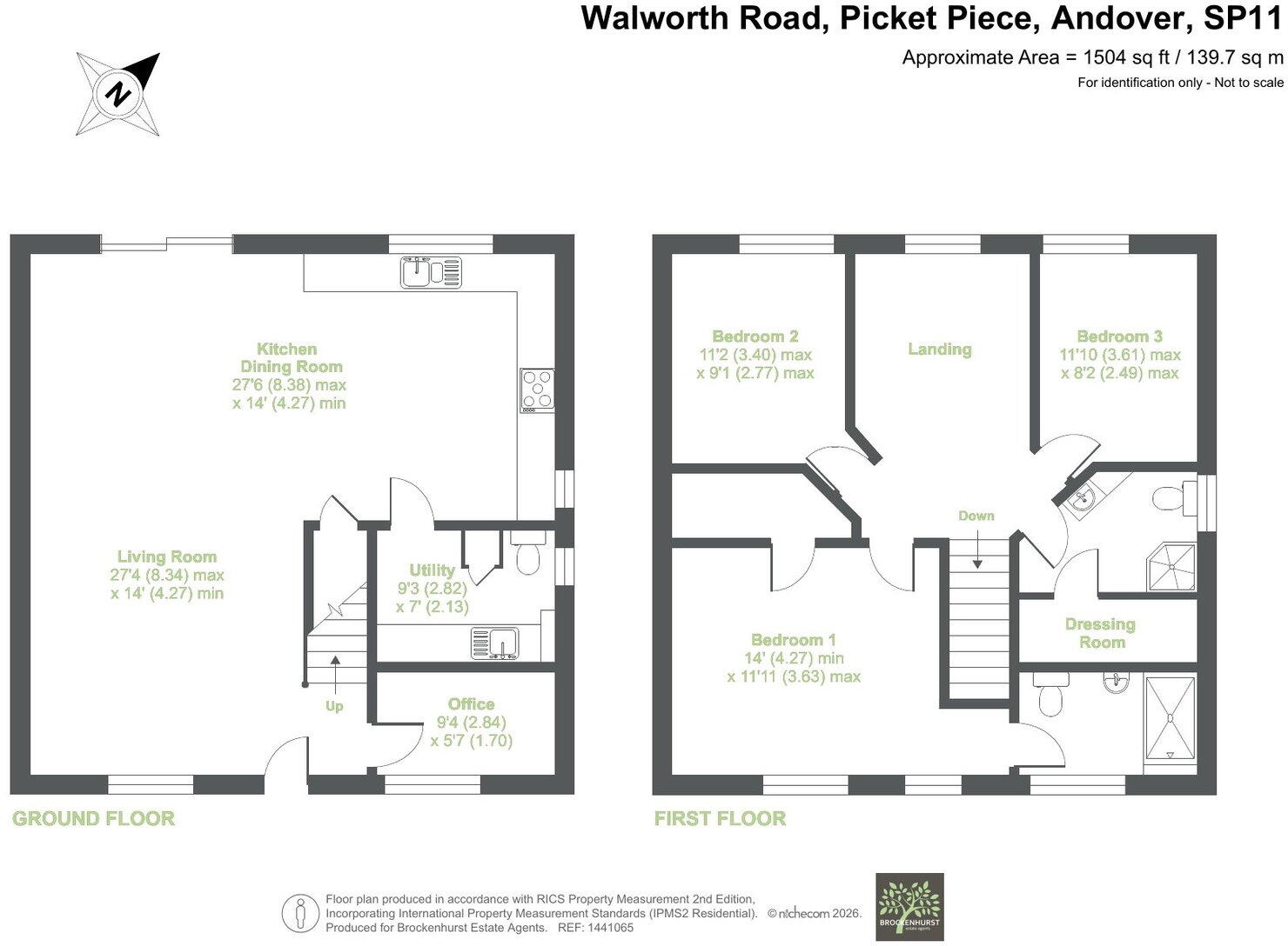 Oak Tree Gardens, Walworth Road, Picket Piece, Andover, SP11 6ZF floorplan