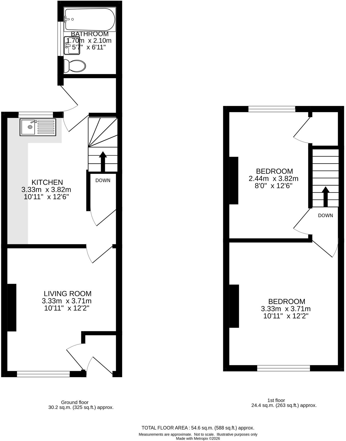 St. Johns, Redhill, Surrey, RH1 floorplan