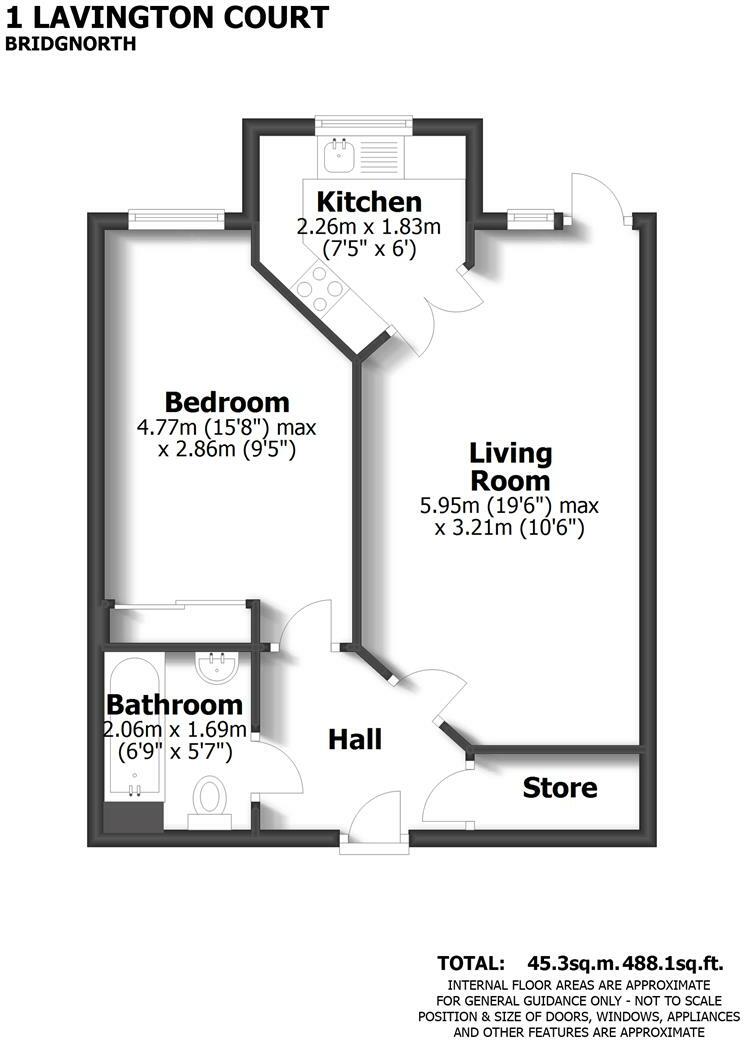 1 Lavington Court, Underhill Street, Bridgnorth floorplan