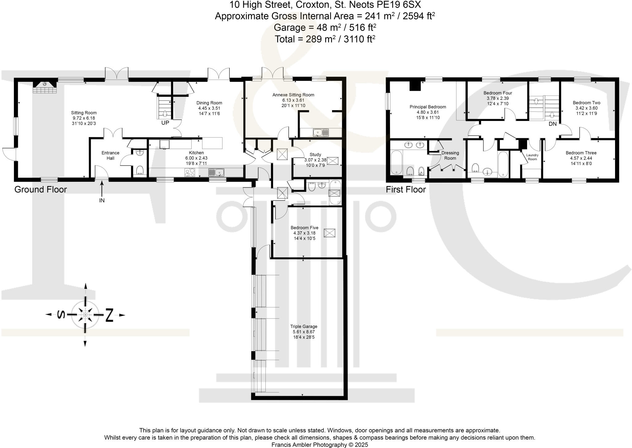 High Street, Croxton, St. Neots, Cambridgeshire, PE19 floorplan