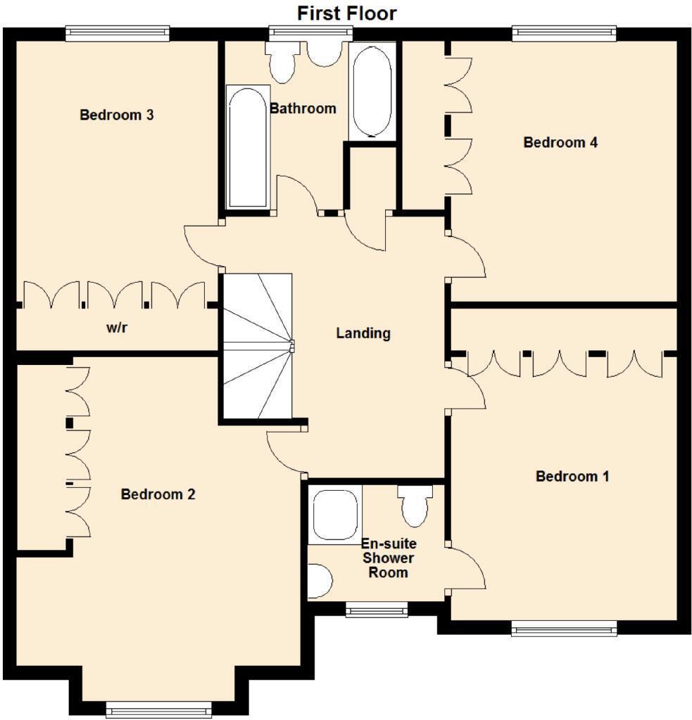 Preston Drive Daventry Northamptonshire floorplan