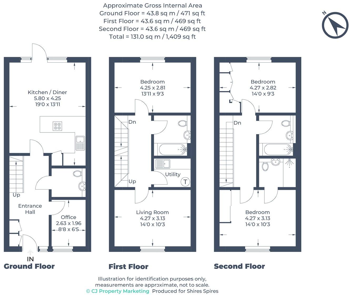 Barton Fields Road, Headington, Oxford, OX3 floorplan