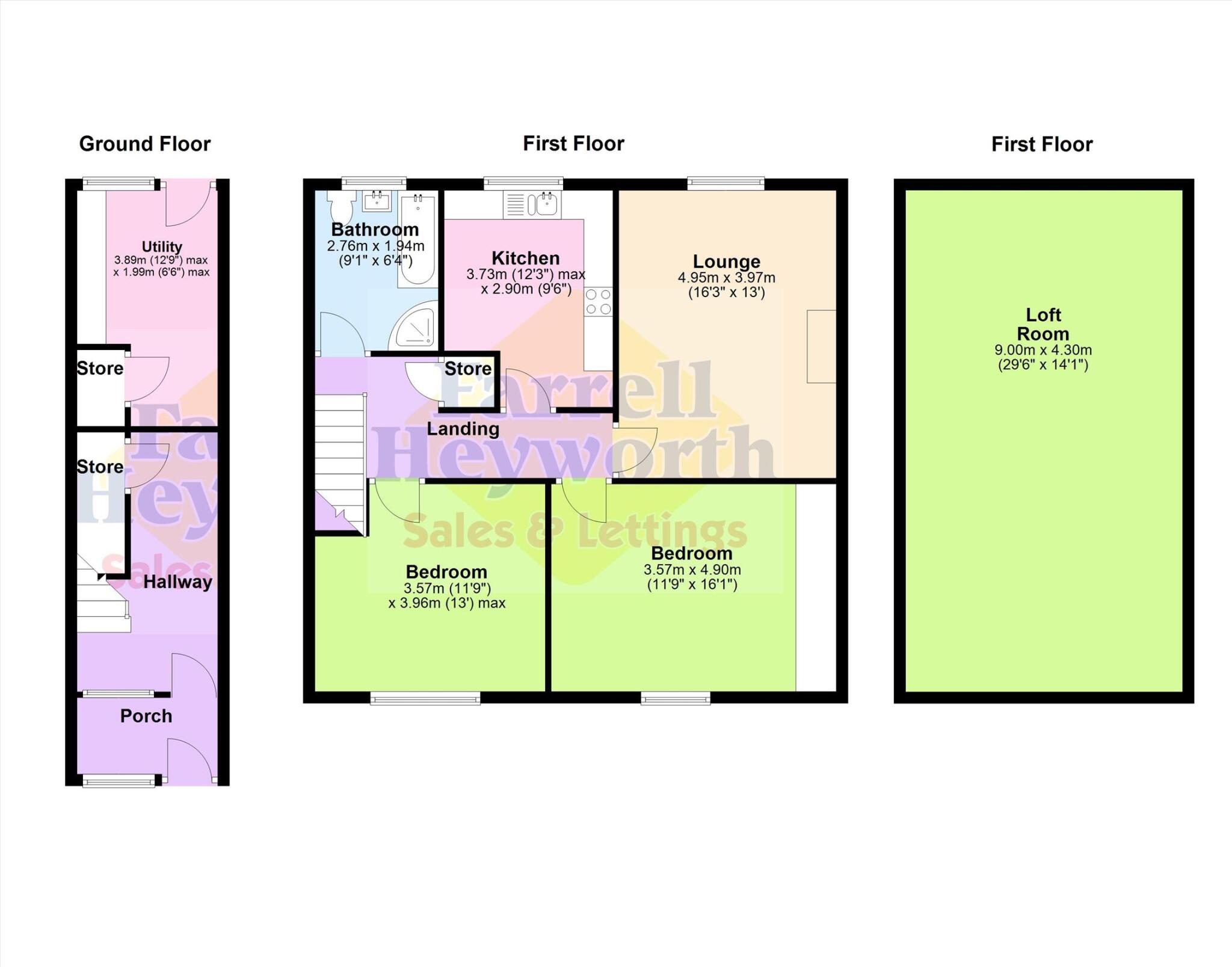 Hawksbury Drive, Penwortham, Preston floorplan