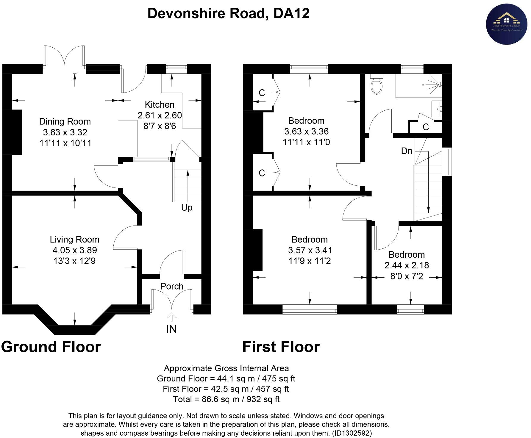 Devonshire Road, Gravesend, Kent, DA12 floorplan