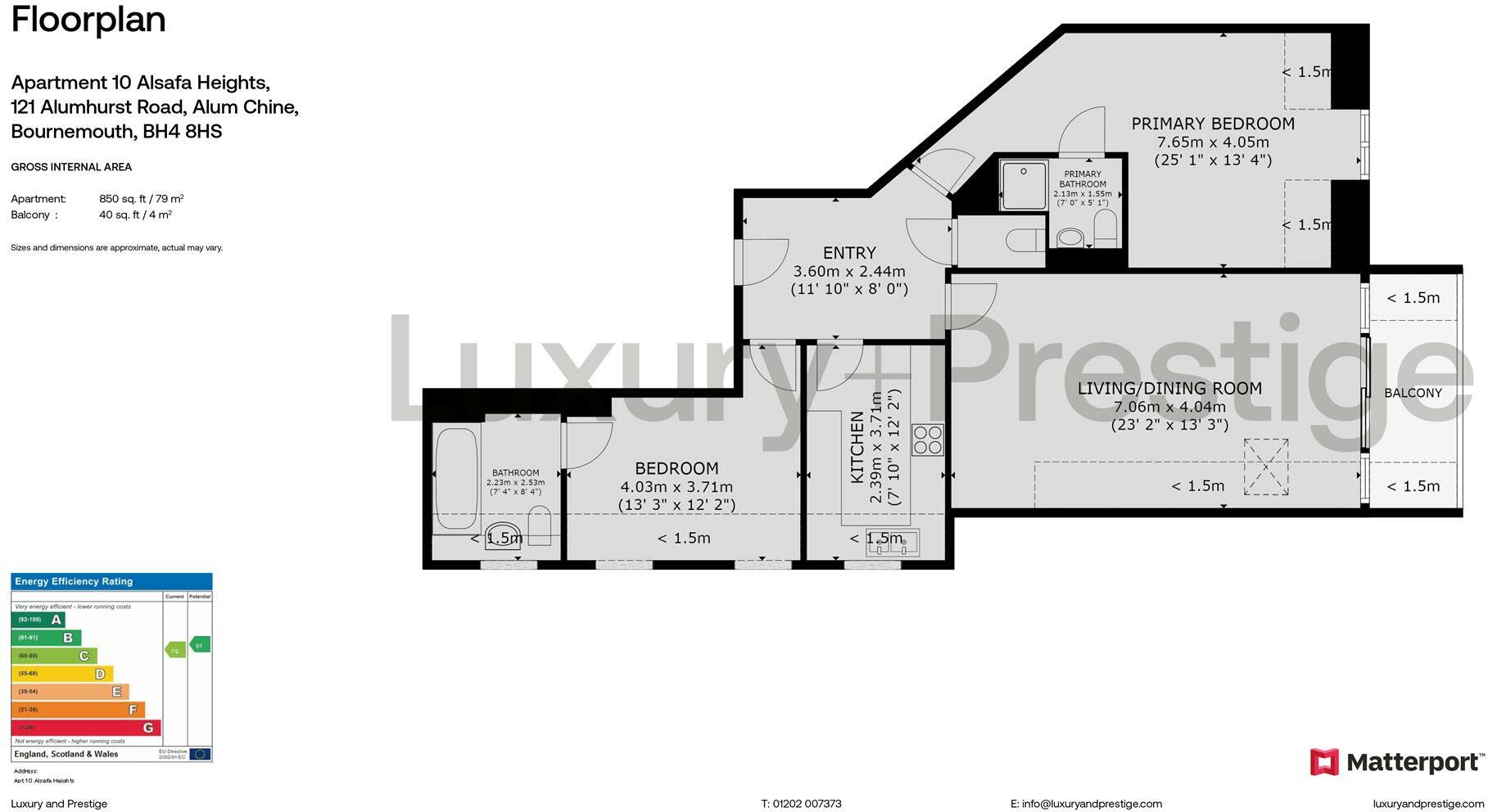 Alumhurst Road, Alum Chine floorplan