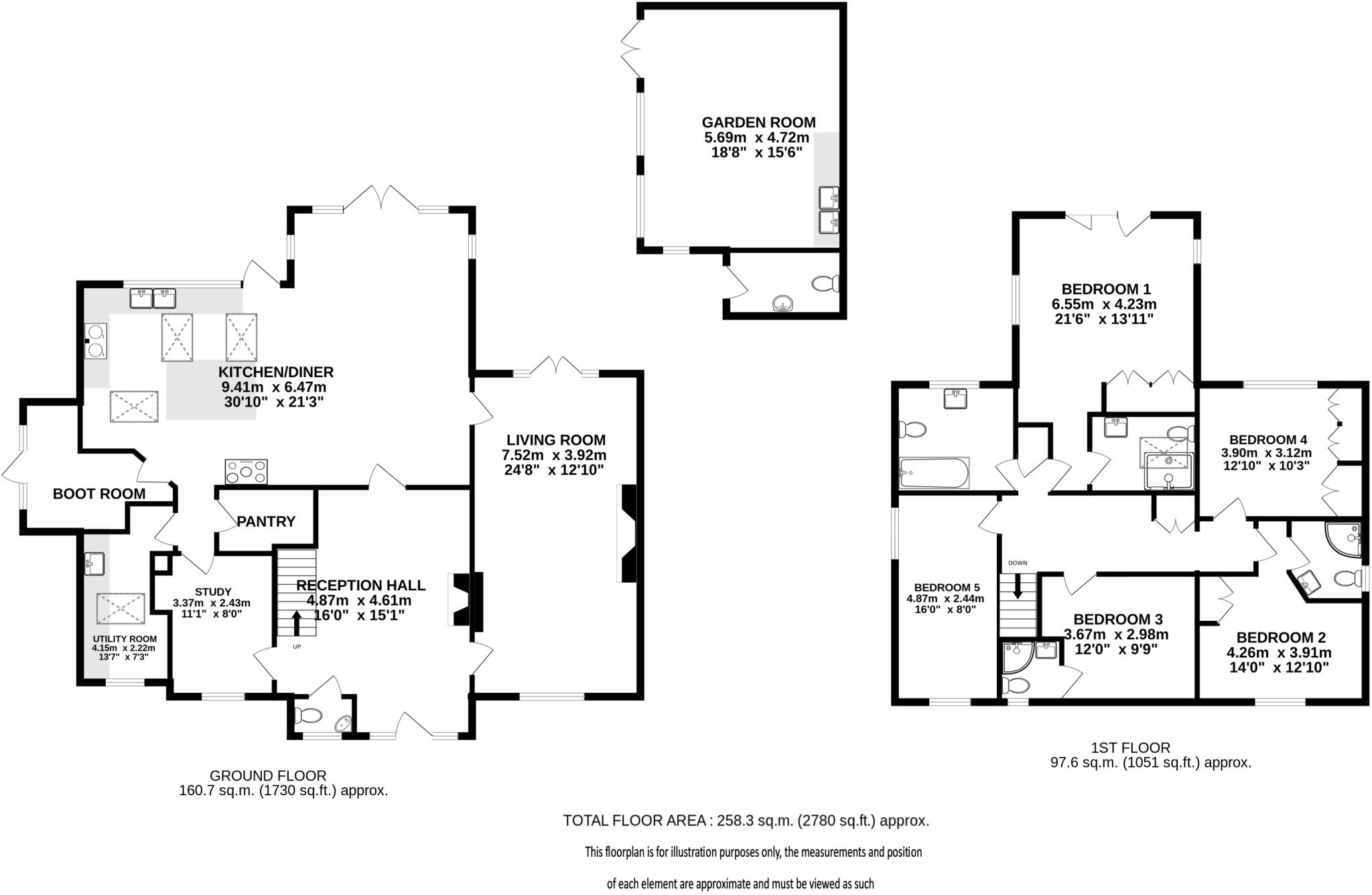 Pipers Lane, Harpenden, AL5 floorplan