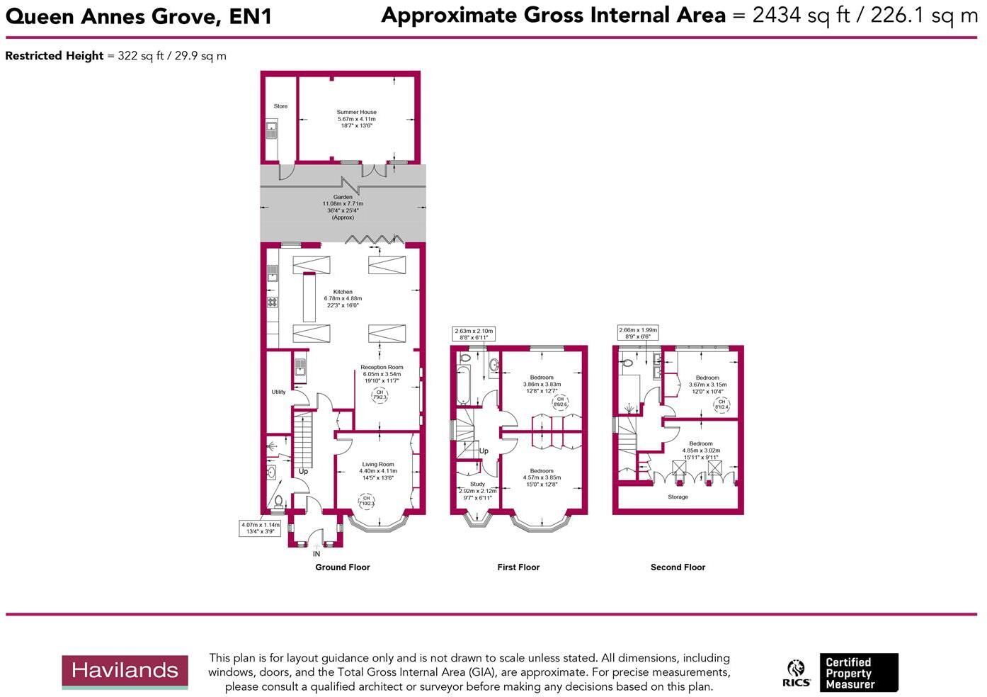 Queen Annes Grove, Enfield floorplan