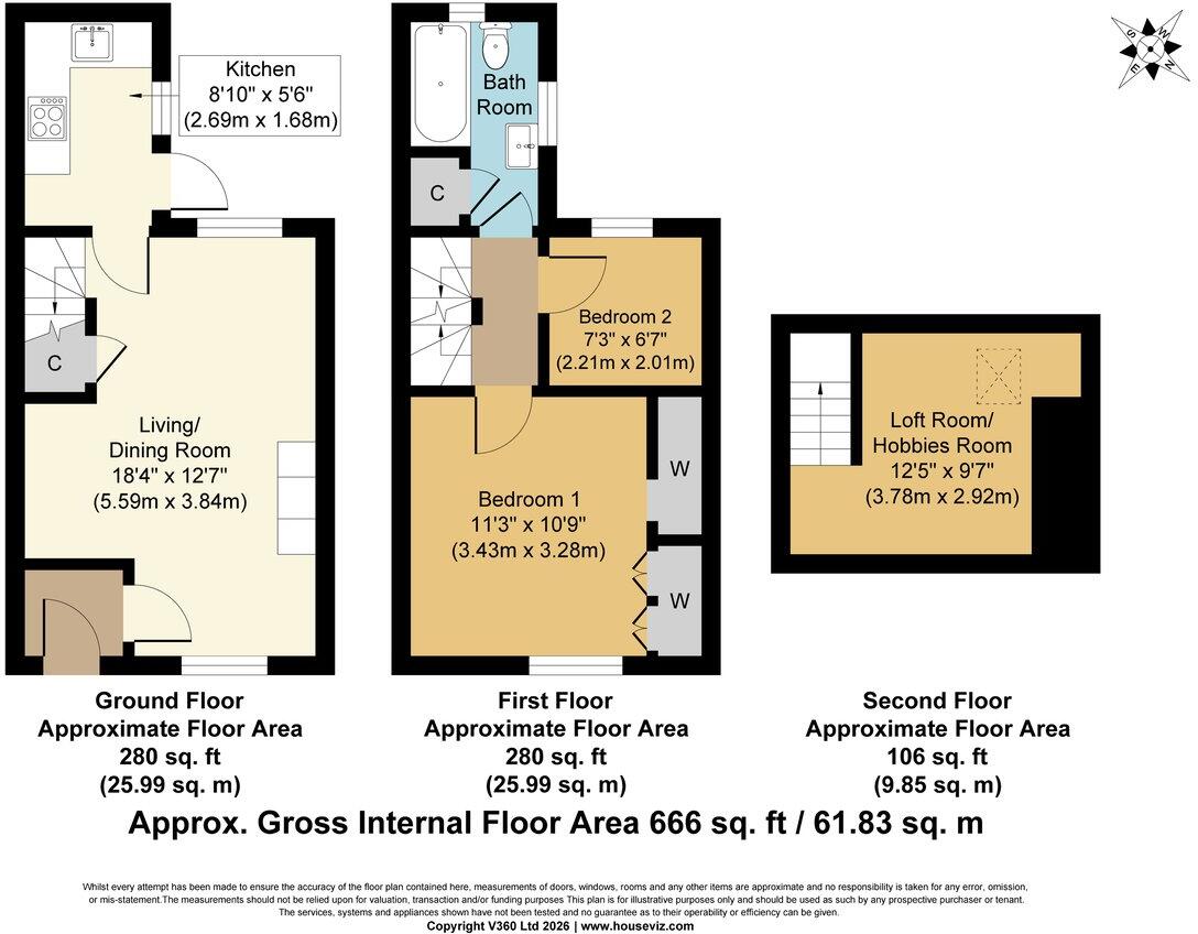 Queen Street, Seaton, Devon, EX12 floorplan