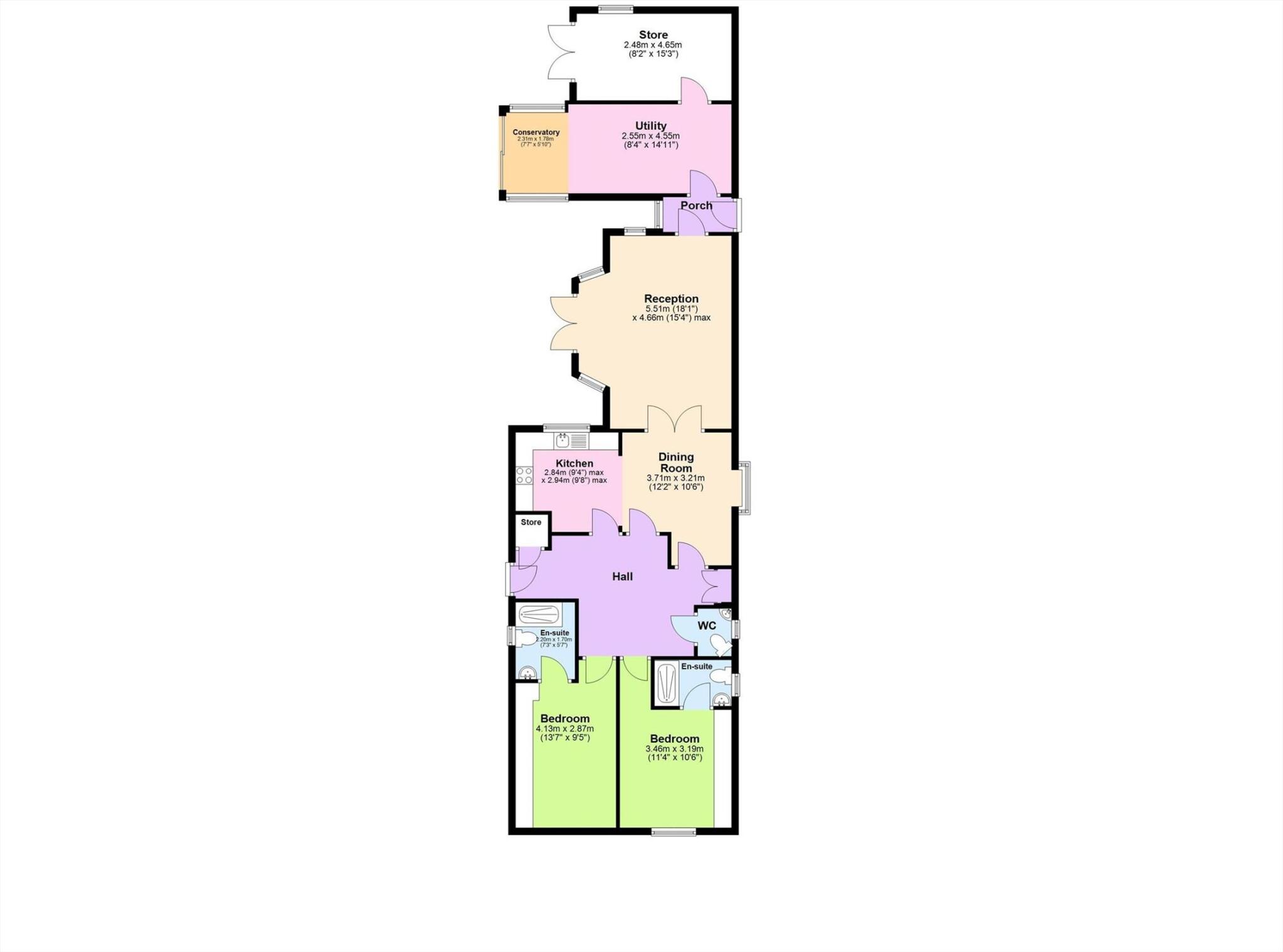 Newton Road, Ashton On Ribble, Preston floorplan
