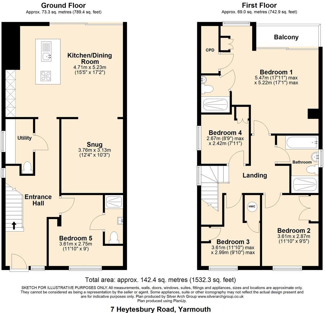 Yarmouth, Isle of Wight floorplan