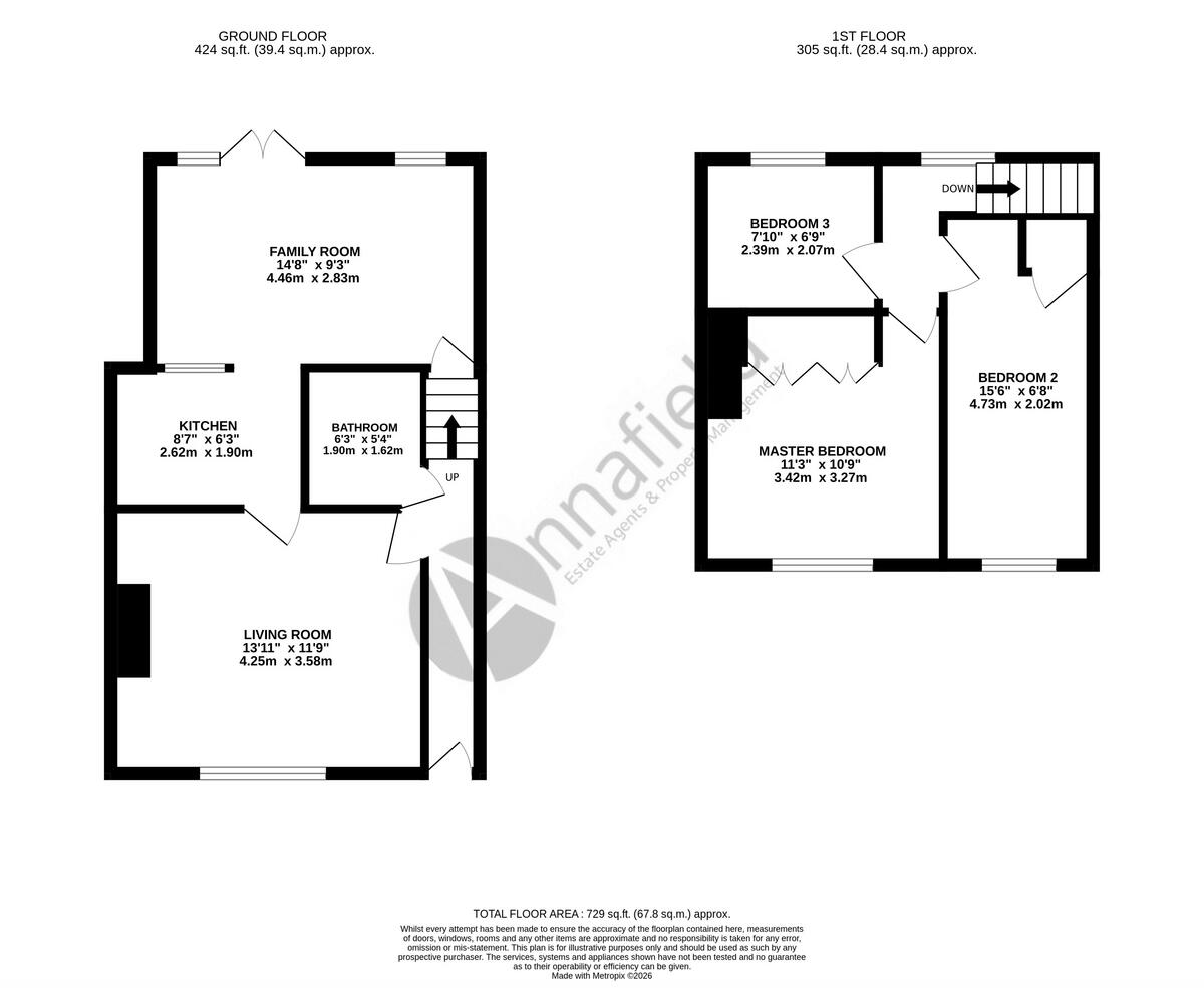The Crescent, St. Neots, PE19 floorplan