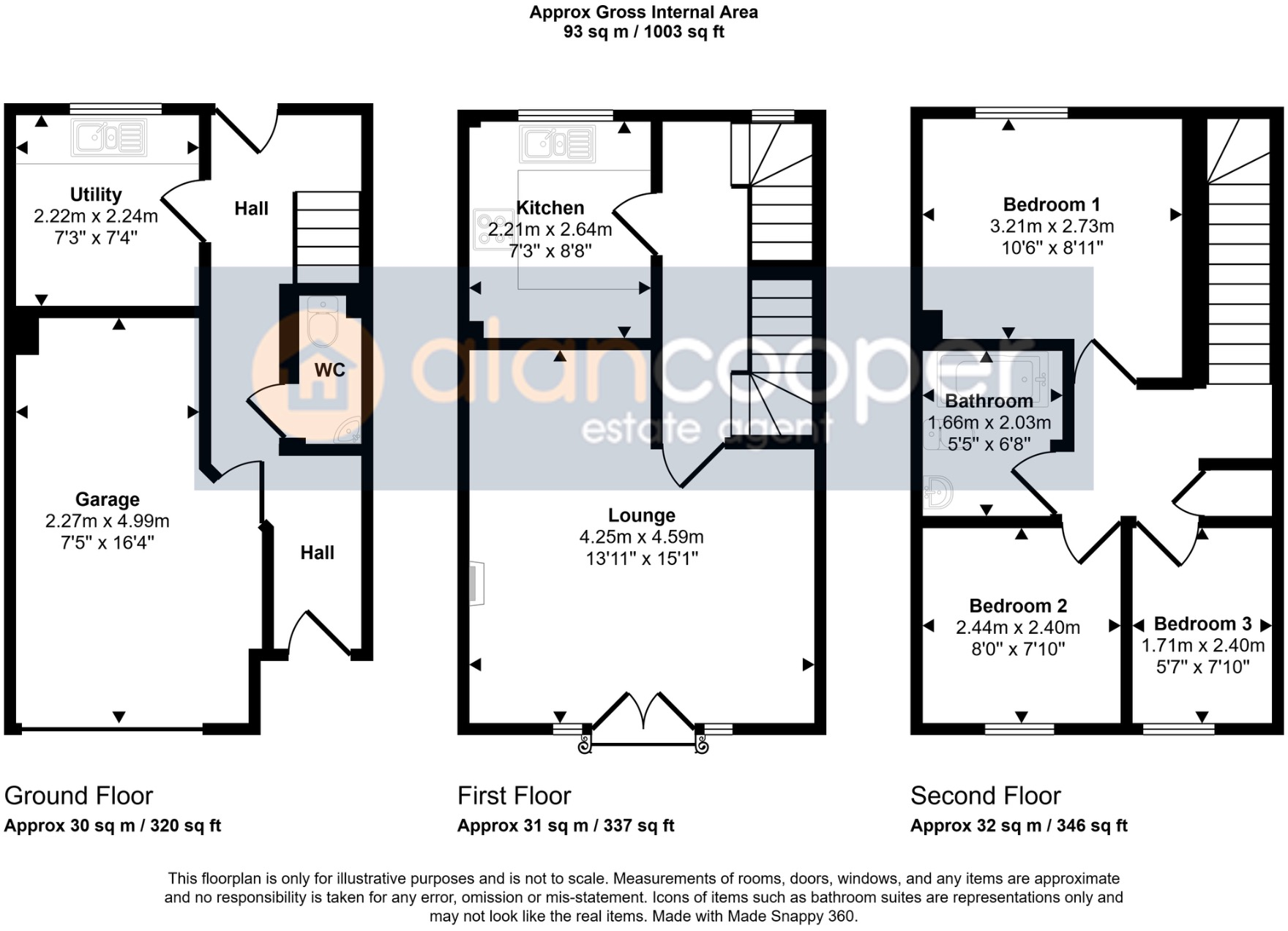 Kenilworth Drive, Weavers Green, Nuneaton, CV11 5XP floorplan