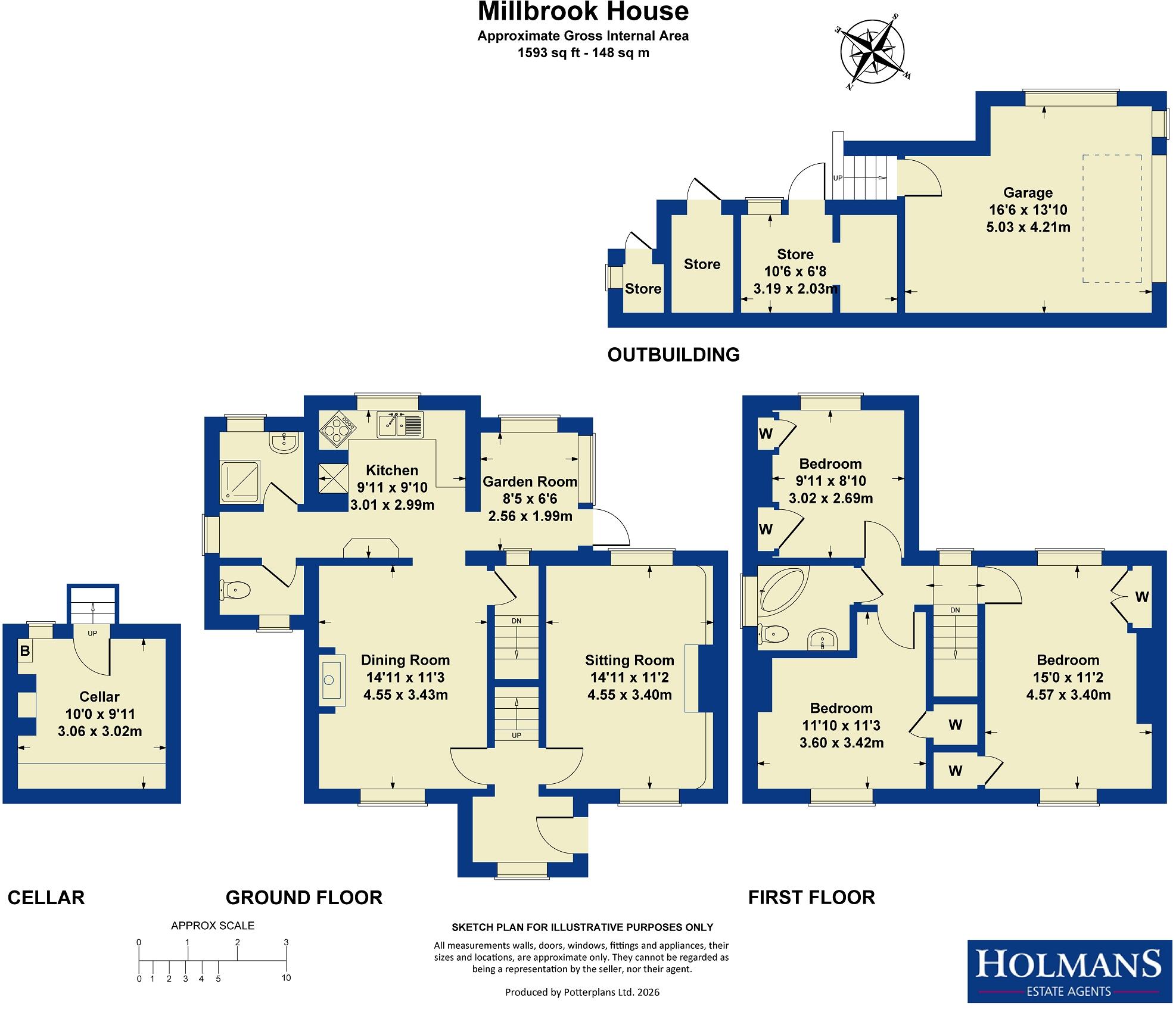High Street, Blockley, Moreton-in-Marsh, Gloucestershire. GL56 9HE floorplan