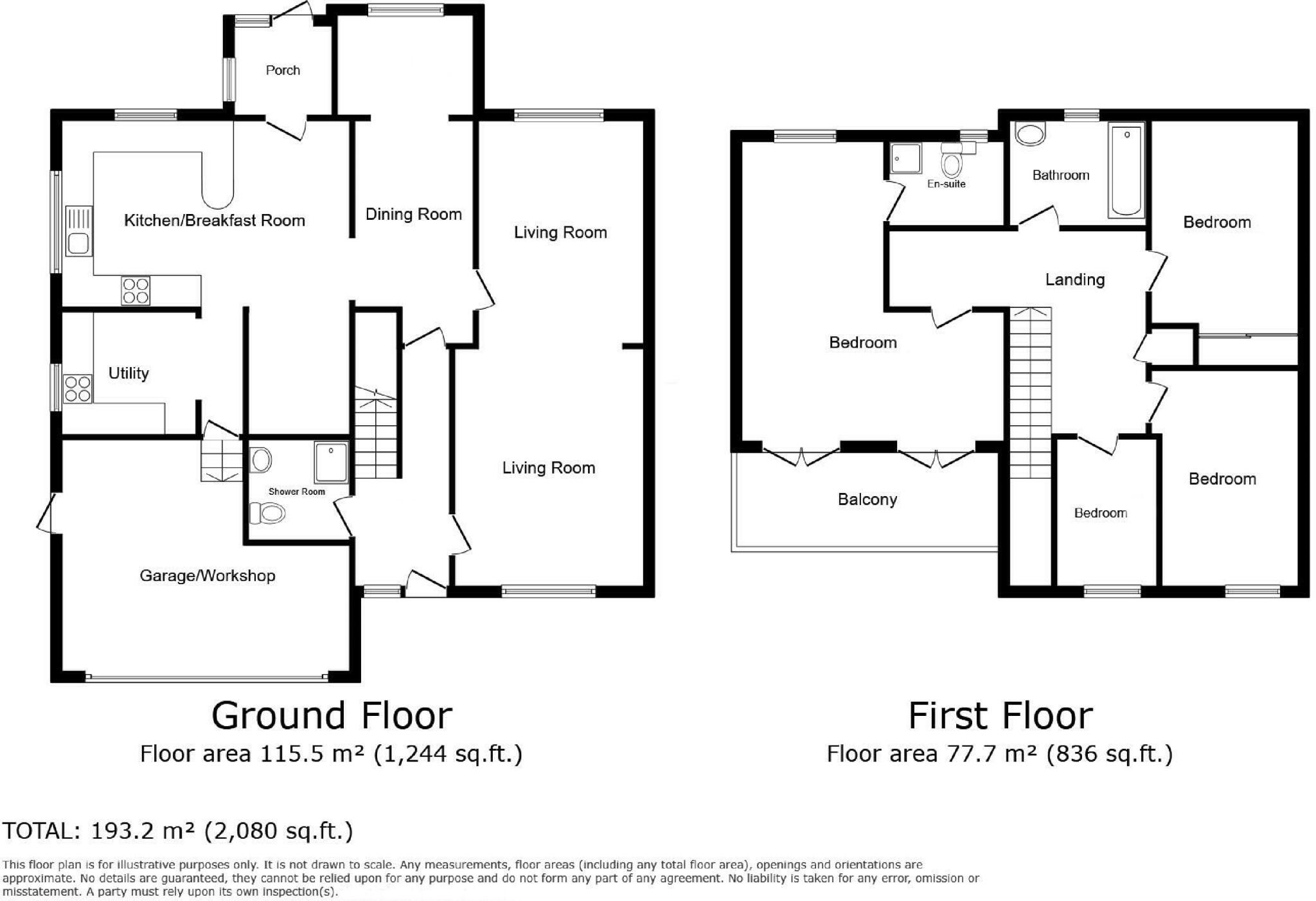 Beaufort Drive, Lydney, Gloucestershire. GL15 5QR floorplan
