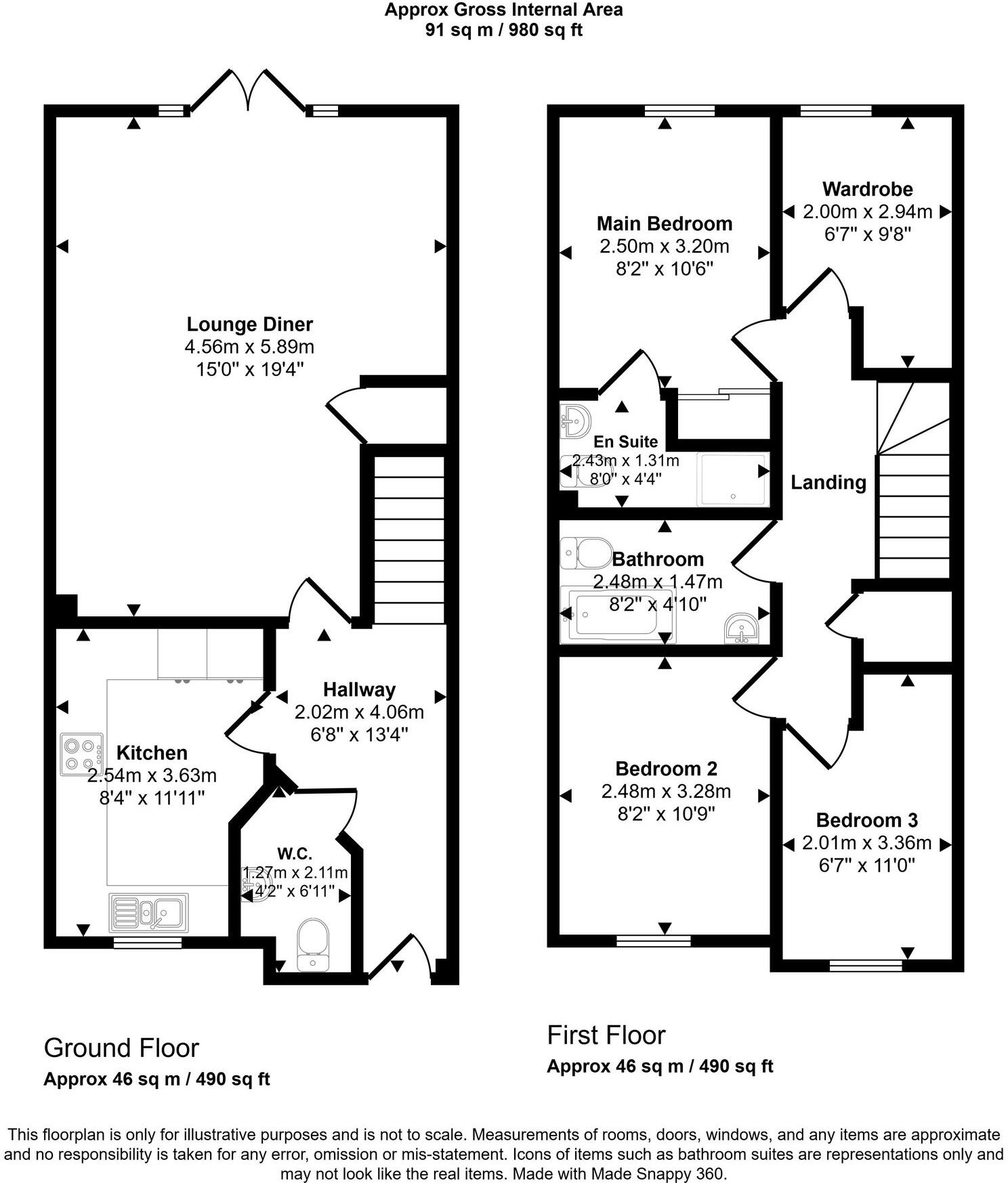 Findley Cook Road, Wigan, WN3 floorplan