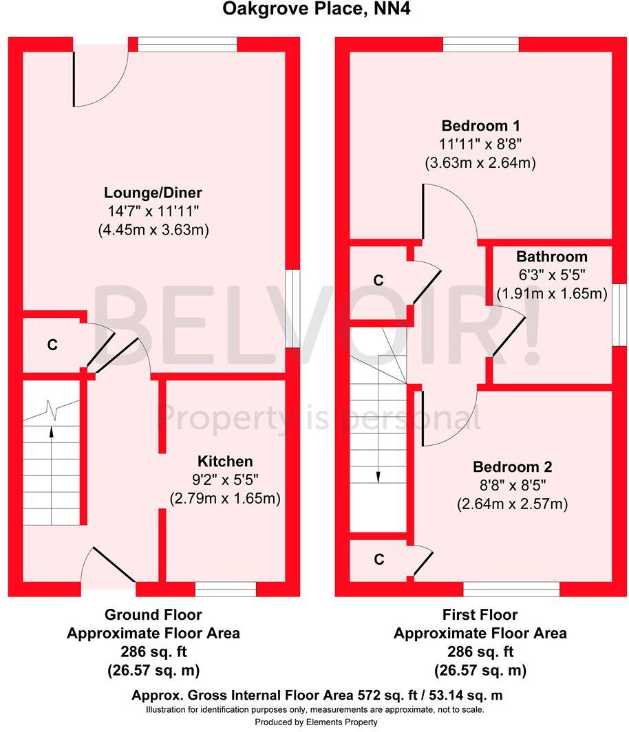 Oakgrove Place, East Hunsbury floorplan