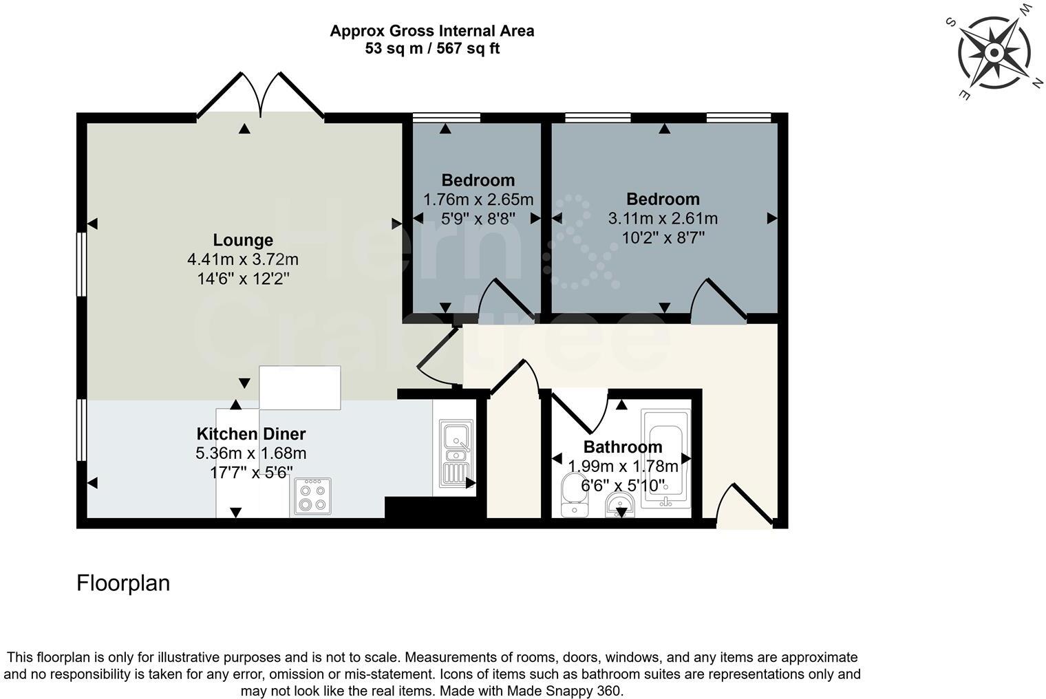 Schooner Way, Cardiff Bay floorplan