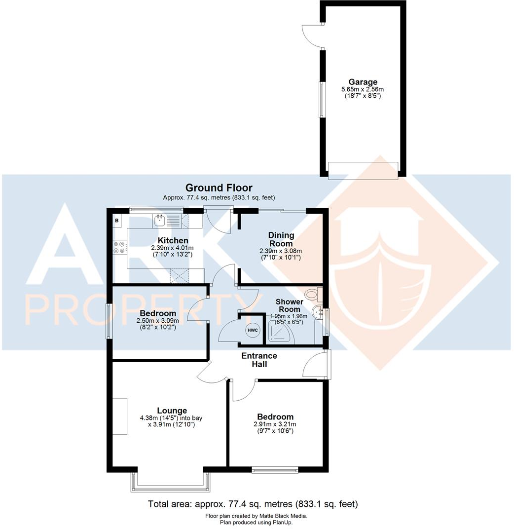 Decoy Close, Pinchbeck floorplan