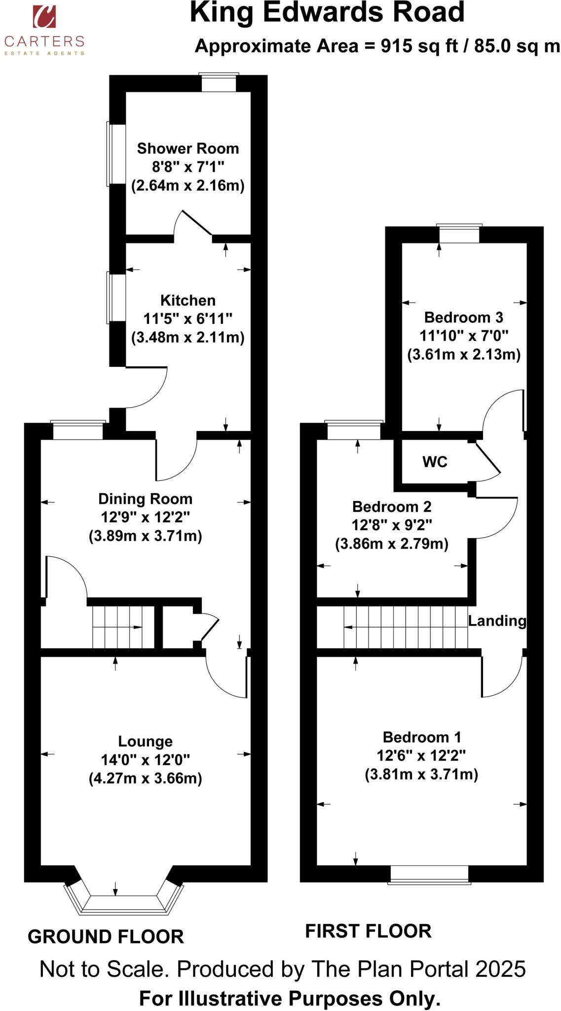 King Edward Road, Nuneaton, CV11 floorplan